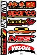 Sponsoren Sponsor Logo Racing Aufkleber / Sponsors Sticker Modellbau Model A4 1 Bogen 27x18 Cm ST185 - Décals