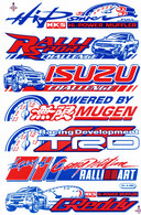 Sponsoren Sponsor Logo Racing Aufkleber / Sponsors Sticker Modellbau Model A4 1 Bogen 27x18 Cm ST263 - Andere & Zonder Classificatie