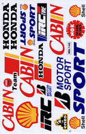 Sponsoren Sponsor Logo Racing Aufkleber / Sponsors Sticker Modellbau Model A4 1 Bogen 27x18 Cm ST267 - Altri & Non Classificati