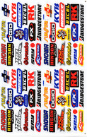 Sponsoren Sponsor Logo Racing Aufkleber / Sponsors Sticker Modellbau Model A4 1 Bogen 27x18 Cm ST279 - Otros & Sin Clasificación