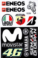 Sponsoren Sponsor Logo Racing Aufkleber / Sponsors Sticker Modellbau Model A4 1 Bogen 27x18 Cm ST294 - Altri & Non Classificati