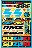 Sponsoren Sponsor Logo Racing Aufkleber / Sponsors Sticker Modellbau Model A4 1 Bogen 27x18 Cm ST307 - Autres & Non Classés