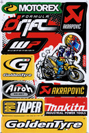 Sponsoren Sponsor Logo Racing Aufkleber / Sponsors Sticker Modellbau Model A4 1 Bogen 27x18 Cm ST321 - Altri & Non Classificati