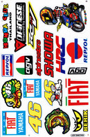 Sponsoren Sponsor Logo Racing Aufkleber / Sponsors Sticker Modellbau Model A4 1 Bogen 27x18 Cm ST350 - Farben & Werkzeuge