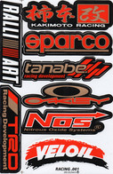 Sponsoren Sponsor Logo Racing Aufkleber / Sponsors Sticker Modellbau Model A4 1 Bogen 27x18 Cm ST423 - Outils & Peintures