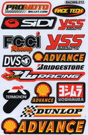 Sponsoren Sponsor Logo Racing Aufkleber / Sponsors Sticker Modellbau Model A4 1 Bogen 27x18 Cm ST463 - Modèles R/C