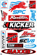 Sponsoren Sponsor Logo Racing Aufkleber / Sponsors Sticker Modellbau Model A4 1 Bogen 27x18 Cm ST466 - Modelos R/C (teledirigidos)