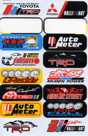 Sponsoren Sponsor Logo Racing Aufkleber / Sponsors Sticker Modellbau Model A4 1 Bogen 27x18 Cm ST545 - Modèles R/C