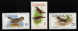 2006- CANADA 1969 - SC#: 491-498 - MNH - BIRDS - Moineaux