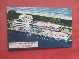 Kingston Hotel & Yacht Club    Miami Beach  Florida > Miami Beach     Ref 5940 - Miami Beach