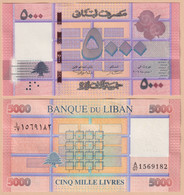 Lebanon 5000 Livres 2014 P#91b - Liban