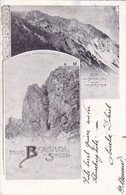 Alpine Grüsse Vom SCHNEEBERG - LITHO Mit BREITEN RIES Am Kaiserstein - Mit BERGSTEIGERN 1900 - Schneeberggebiet