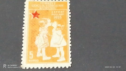 TÜRKEY--YARDIM PULLARI-1950- 60-  ÇOCUK ESİRGEME KURUMU  5K (*) - Timbres De Bienfaisance