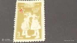 TÜRKEY--YARDIM PULLARI-1950- 60-  ÇOCUK ESİRGEME KURUMU  3K (*) - Timbres De Bienfaisance