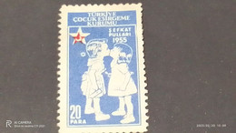 TÜRKEY--YARDIM PULLARI-1950- 60-  ÇOCUK ESİRGEME KURUMU  20P (*) - Timbres De Bienfaisance