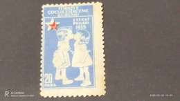 TÜRKEY--YARDIM PULLARI-1950- 60-  ÇOCUK ESİRGEME KURUMU  20P (*) - Timbres De Bienfaisance