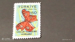 TÜRKEY--YARDIM PULLARI-1950- 60-  ÇOCUK ESİRGEME KURUMU  150K (*) - Wohlfahrtsmarken