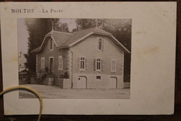 AK 1906 Cpa Mouthe La Poste Enfants Photo Sur Carte Postale Pour Colmar No Gruss Aus Gruß - Mouthe