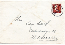 64124 - Schweden - 1937 - 15o. Gustav V EF A Bf Bahnpoststpl PKP 354 -> Uddevalla - Cartas & Documentos