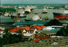 !  Modern Postcard Vietnam, Saigon, Hafen, Harbour - Viêt-Nam