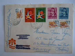 Portugal Lettre Cover 1981 Pompier Guilherme Gomès Fernandes Expo 1958 Bruxelles Menuiserie  Yv 791-792 843-844 1454 - Lettres & Documents