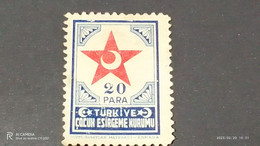 TÜRKEY--YARDIM PULLARI-1940- 50-  ÇOCUK ESİRGEME KURUMU  20P(*) - Timbres De Bienfaisance