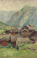 18 . Illustration Filippo Franzoni . Vallemaggia . - Maggia