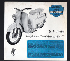 Bourtzwiller (68)  (moto) Publicité  SKOOTER MAHURIN  (PPP40891) - Moto