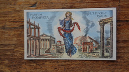 REF 626 : Petite Carte Parfum Pompeia LT PIVER Paris - Anciennes (jusque 1960)