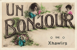 Belgique - Verviers - Un Bonjour De Whawirs - Edit. V.P.F. - Colorisé - Fleur - Oblitéré 1914 - Carte Postale Ancienne - Verviers