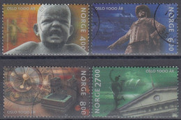 NORUEGA 2000 Nº 1295/98 USADO - Used Stamps