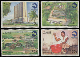 1327/1330** - 50e Anniversaire De La / 50e Verjaardag Van Regideso (Régie Des Eaux/Waterbeheer) - ZAÏRE - Unused Stamps