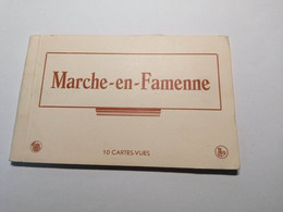 Belgique - Marche En Famenne - Edit. Thill - Nels - Bazar Marchois - Carnet 10 Vues - Carte Postale Ancienne - Marche-en-Famenne
