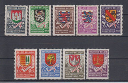 BELGIË - OBP - 1940 - Nr 538/46 - MH** - Neufs