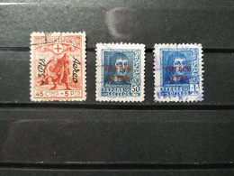 ESPAGNE Aéro 1938 - (o) Y&T 182 - 183 - 187  --- (*) 187A  Neuf Sans Gomme - Without Gum - Perf 11.5 - Used Stamps