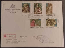 SAN MARINO 1972 RACCOMANDATA FDC ANNO SANTO - Usados