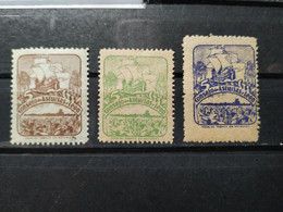 ESPAGNE Asturies Et Leon  (*) 1936 - Y&T 1 - 5 - 7    Gomme Et Trace Charnière - Gum And Paper Hinge Trace - Asturien & Léon