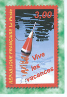 CPM - VIVE LES VACANCES  - En Forme De Timbre - Tbe - Poste & Facteurs