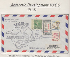 USA  Antarctic Development VXE-6  Deep Freeze Flight  McMurdo To Siple Station  Ca McMurdo NOV 14 1981 (VX156) - Vols Polaires