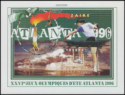 BL87(1565)** - Jeux Olypiques D'Atlanta / Olympische Spelen In Atlanta / Olympische Spiele In Atlanta - ZAÏRE - Unused Stamps