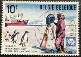 België - Belgique - C15/15 - (°)used - 1971 - Michel 1643 - Antarctische Verdrag - CHATELINEAU - Oblitérés