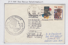 USA  Antarctic Development VXE-6  Deep Freeze  Para-Rescue Signature Ca  McMurd NOV 26 1981 (VX156C) - Vuelos Polares