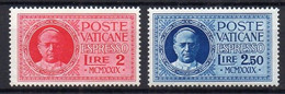 !!! VATICAN, EXPRES N°1 ET 2 EUFS CHARNIERE TRES LEGERE - Eilsendung (Eilpost)