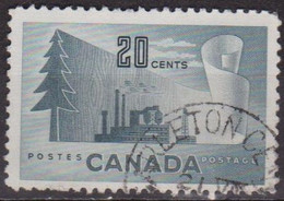 Bois - CANADA - Industrie Du Papier - N° 251 - 1952 - Gebruikt