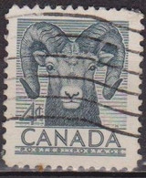 Faune Sauvage - CANADA - Mouflon - N° 259 - 1953 - Gebruikt