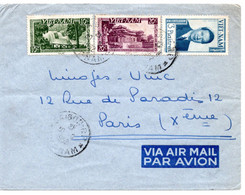 64154 - Vietnam - 1952 - 3P. Bao Dai MiF SAIGON -> Frankreich - Vietnam