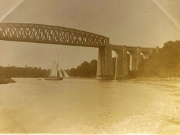 St Samson Sur Rance * Le Pont De Lessart Sur La Rance * Photo Circa Début 1900 - Other & Unclassified