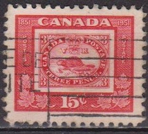 Centenaire Du Timbre - Faune - CANADA - Le Castor - N° 249 - 1951 - Gebruikt
