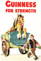 GUINNESS For Strength ! * CP Publicitaire Illustrateur * Pub Publicité Bière Bier Brasserie Guinness Irlande Irland - Advertising
