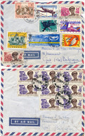 HALVE ENVELOPPE & VOL ENVELOPPE   1969 ?? - Storia Postale